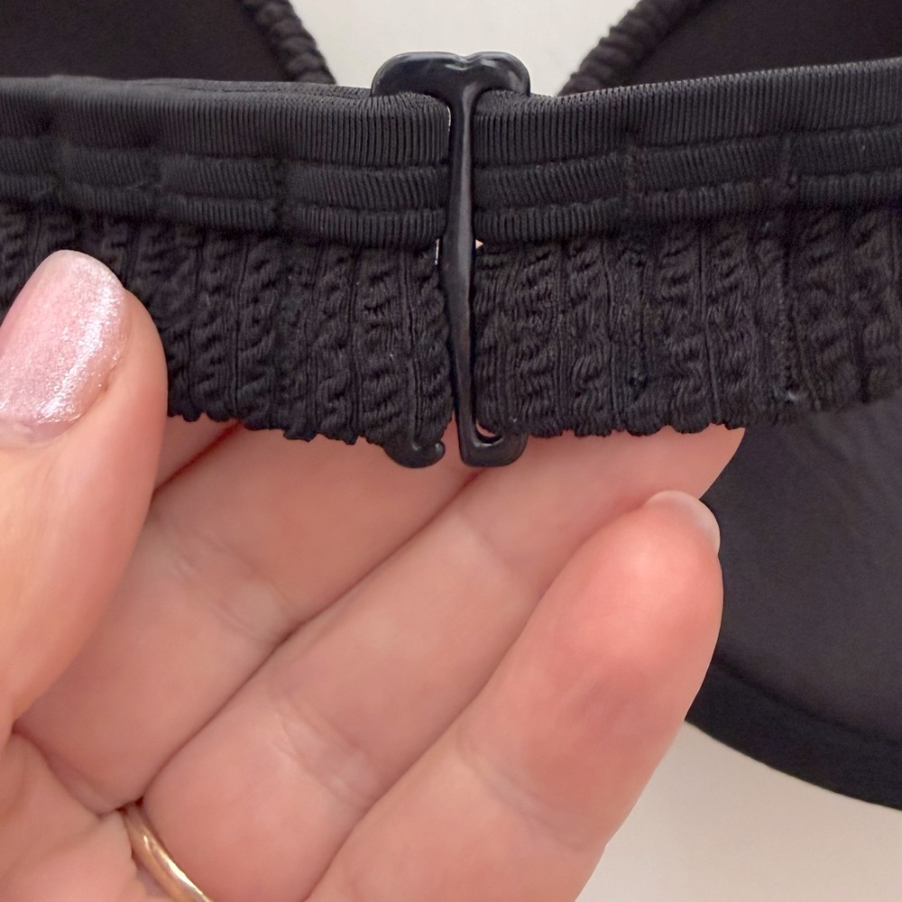 Pink by VS Textured Underwire Swim Bikini Top - Picture 7 of 9